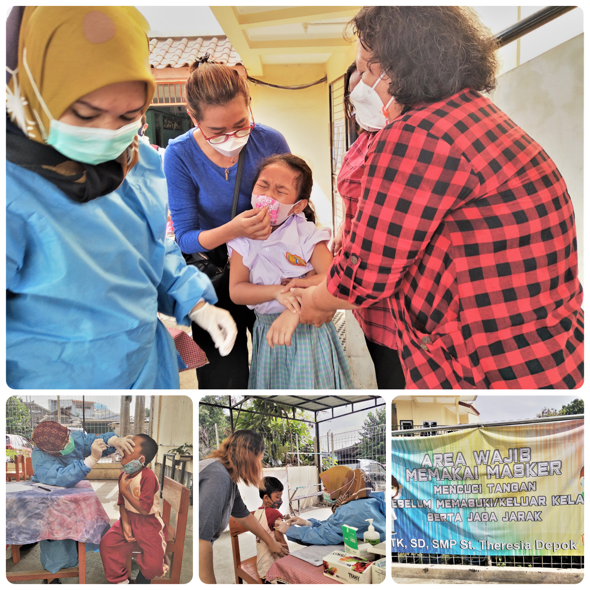 Read more about the article SD Santa Theresia Depok Gelar Imunisasi di Tengah Pandemi