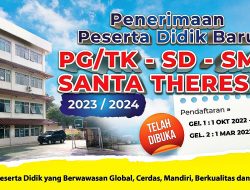 Read more about the article Sekolah Santa Theresia Depok Buka Pendaftaran Siswa Baru (PPDB), Hanya 2 Gelombang