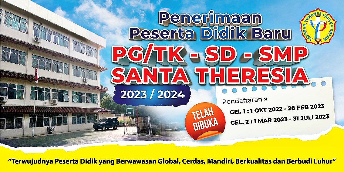 Read more about the article Sekolah Santa Theresia Depok Buka Pendaftaran Siswa Baru (PPDB), Hanya 2 Gelombang